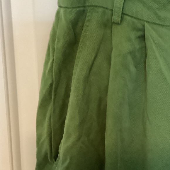 Reformation Green High-Waisted Trousers 0 - Picture 3 of 10